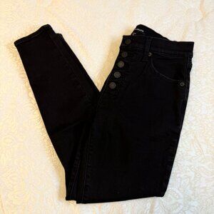 Lucky Brand Women's High Rise Skinny Bridgette Black Jeans Size 4/27